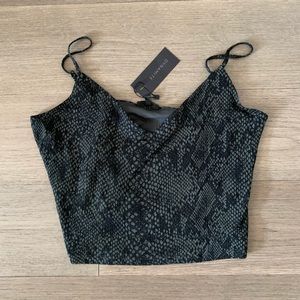 Dynamite Snake Print Top